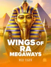 wings of ra megaways slot logo